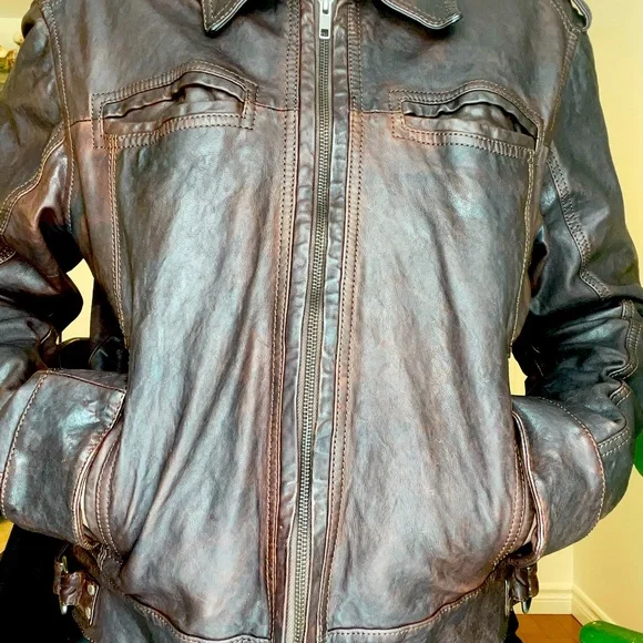Genuine Leather Jacket - Picture 2 of 6